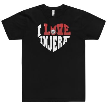 I Love Injera (Black T-Shirt)