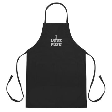 I Love Fufu (Embroidered Apron)