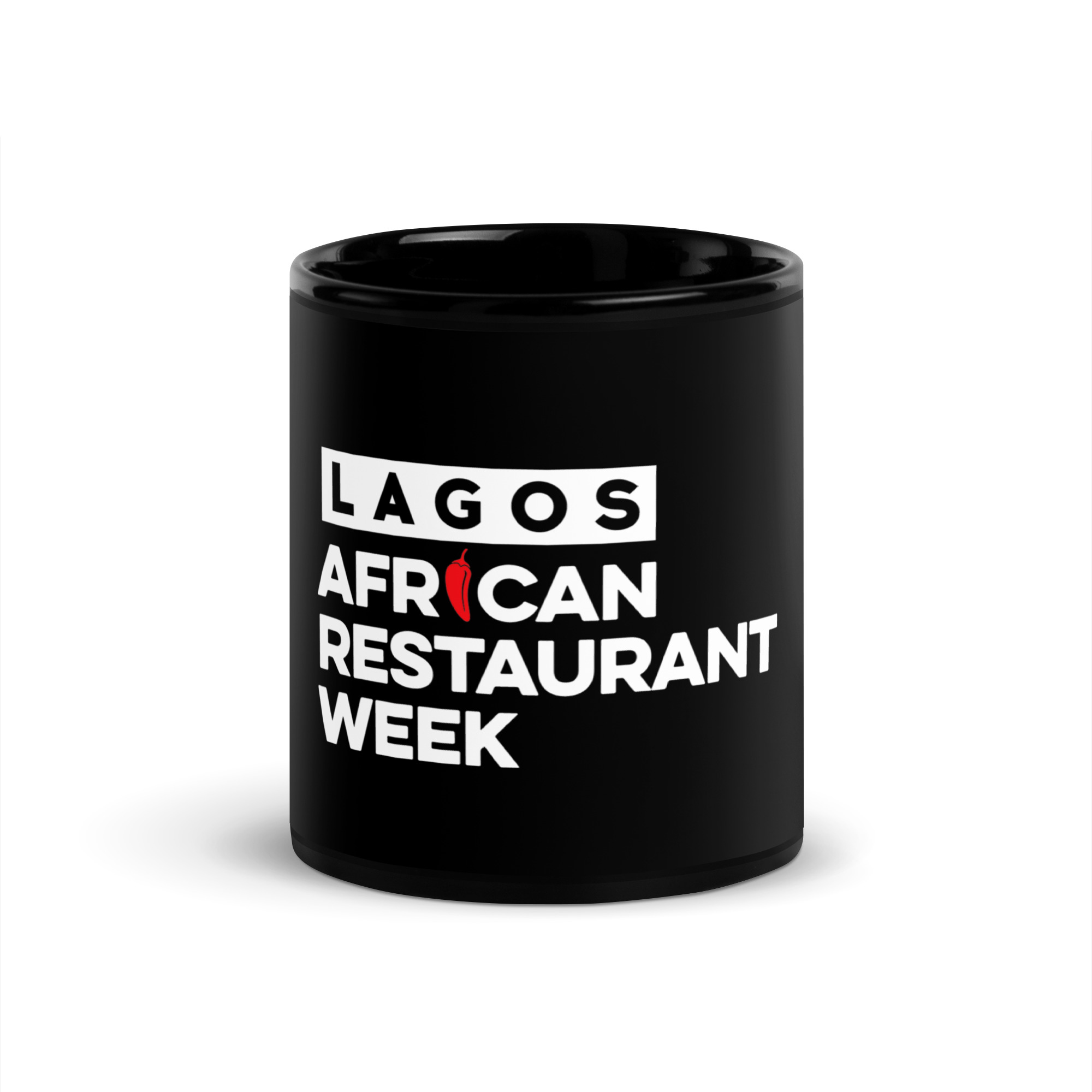 ARW Lagos (Black Glossy Mug)