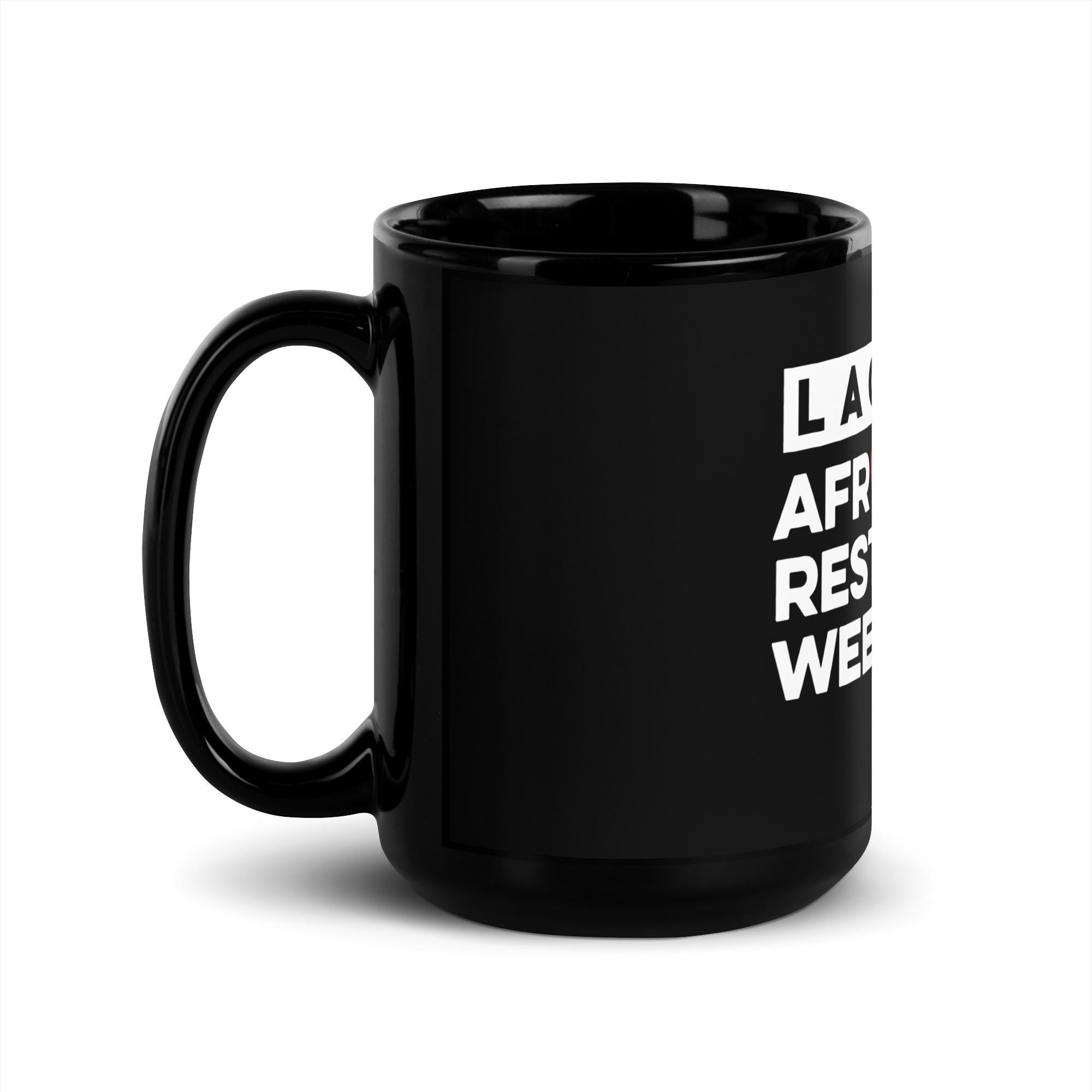 ARW Lagos (Black Glossy Mug) - Image 4