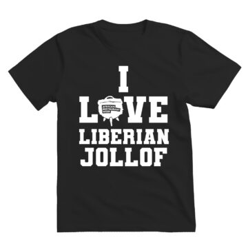 I Love Liberian T-Shirt (Black)
