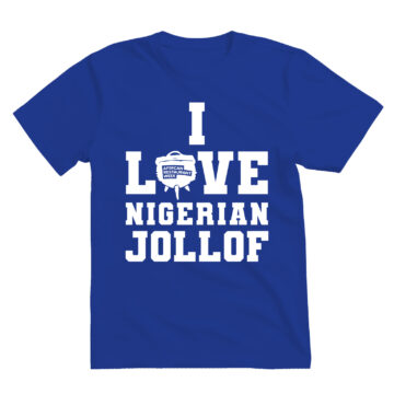 I Love Nigerian T-Shirt (Blue)